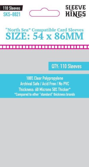 [8821] Sleeve Kings North Sea Compatible Sleeves (54x86mm)