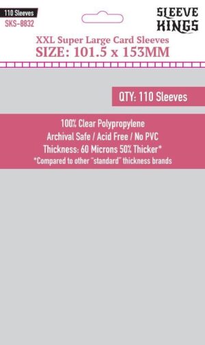 [8832] Sleeve Kings XXL Super Large Sleeves (101.5x153mm)
