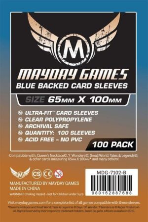 [7102B] Magnum Ultra-Fit 65 MM X 100 MM Card Sized -"7 Wonders" (Blue Backed)
