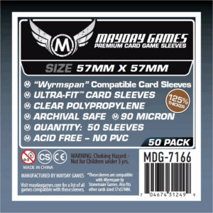 [7166] Wyrmspan Compatible Card Sleeves (57 x 57) Premium 7166