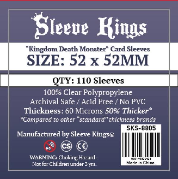 [8805] Sleeve Kings Kingdom Death Monster Card Sleves (52 X 52mm)