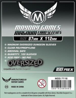 [7116] Magnum Oversized Dungeon Sleeves: 87 X 112 MM