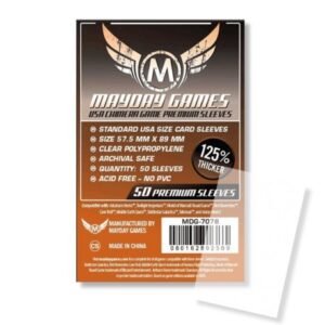 [7078] Premium USA Chimera Game Sleeves 57.5 X 89 MM (50 pack) (Orange)