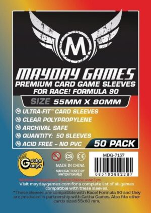 [7137] Premium Race! Formula 90 Card Sleeves (pack of 50) (55 X 80 MM)