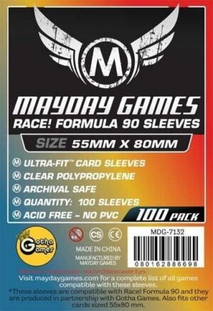 [7132] Race! Formula 90 Card Sleeves (pack of 100) (55 X 80 MM)