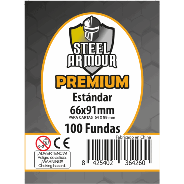 100 Fundas tamaño Estándar Premium (66x91mm)