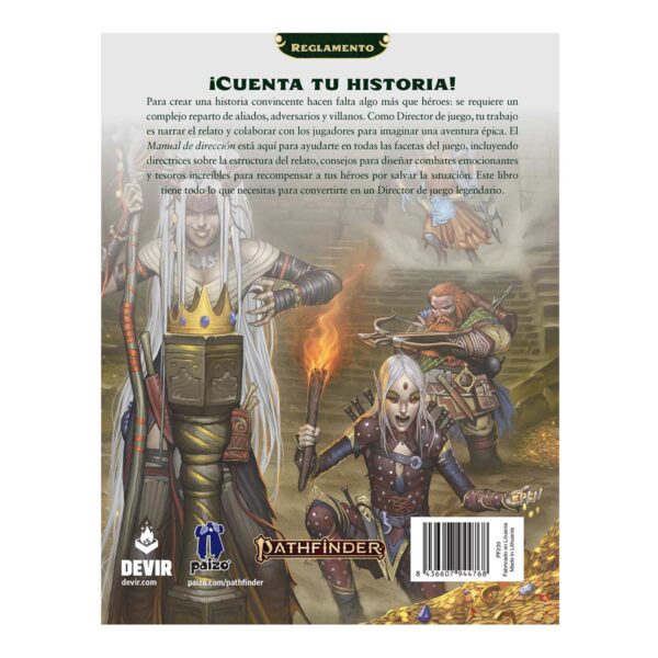 8436607944768-1200-backflat.jpg Pathfinder 2º ed. - Manual de dirección (remaster)