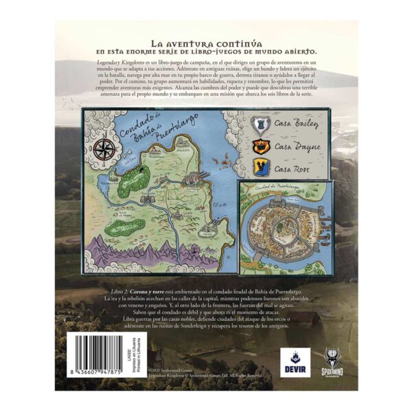 8436607948896-1200-backflat.jpg LEGENDARY KINGDOMS 2: CORONA Y TORRE