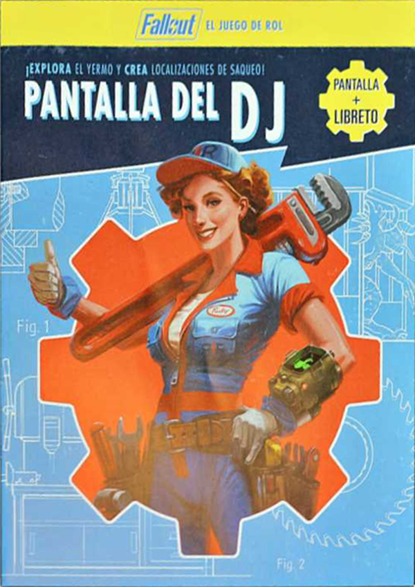 Pantalla del DJ Fallout + libreto