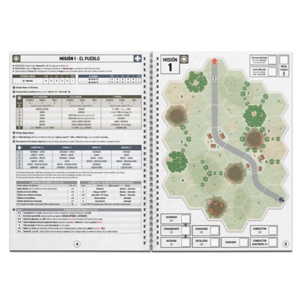 Sherman Solitario + Fichas (Librojuego) + PROMO